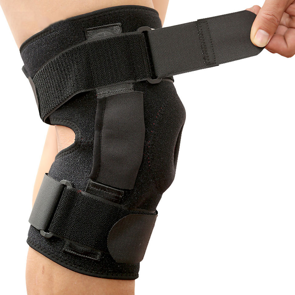 Premium Quality Knee guards with insulated Aluminum Alloy hinged knee brace Support