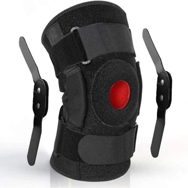 Premium Quality Knee guards with insulated Aluminum Alloy hinged knee brace Support - Image 3