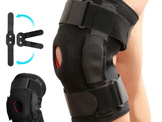 Premium Quality Knee guards with insulated Aluminum Alloy hinged knee brace Support