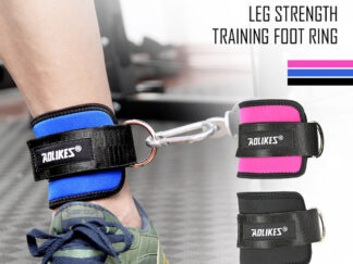 Adjustable D-Ring Ankle Straps for Cable Machines
