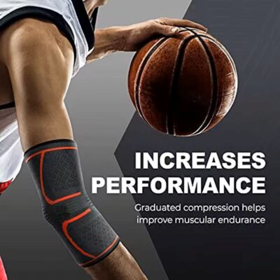 Elbow Sleeves for Sports Fitness Gym (1 Pair)